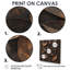 «Brown Sable Leaves I» - art mural feuilles-748876827-748876824-748876817