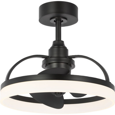 Shear 19'' Ceiling Fan with LED Lights