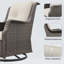 Chaise de patio pivotante avec coussins Merryman-93558221