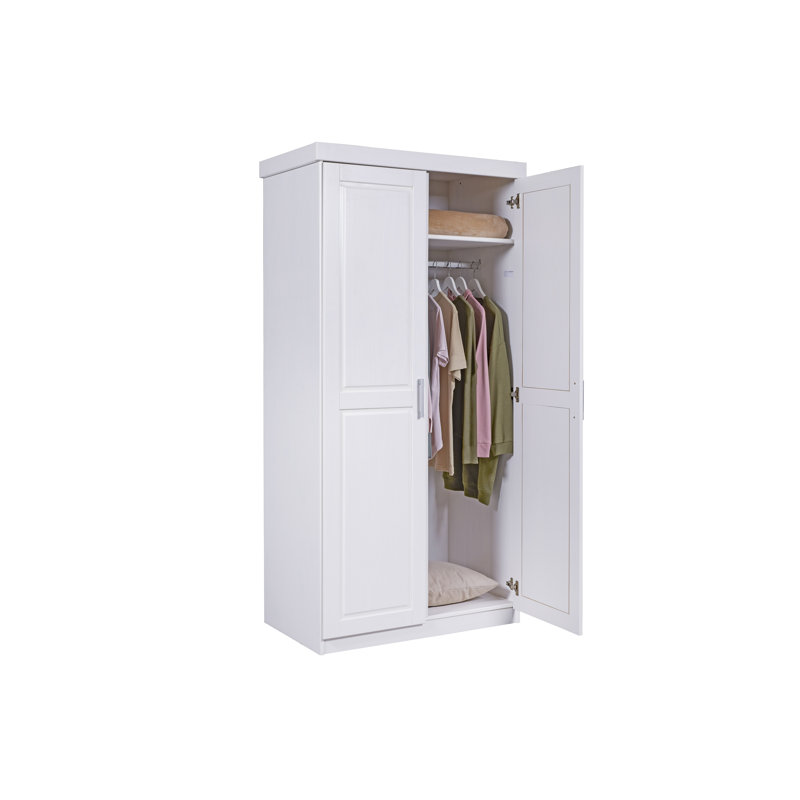 Hakon 2 Door Wardrobe, White