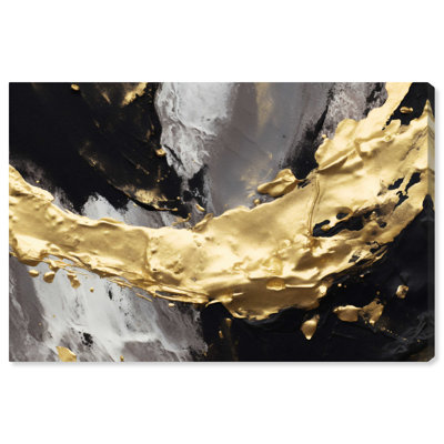 Feriha Coal Treasures by Wynwood Studio - Wrapped Canvas Print