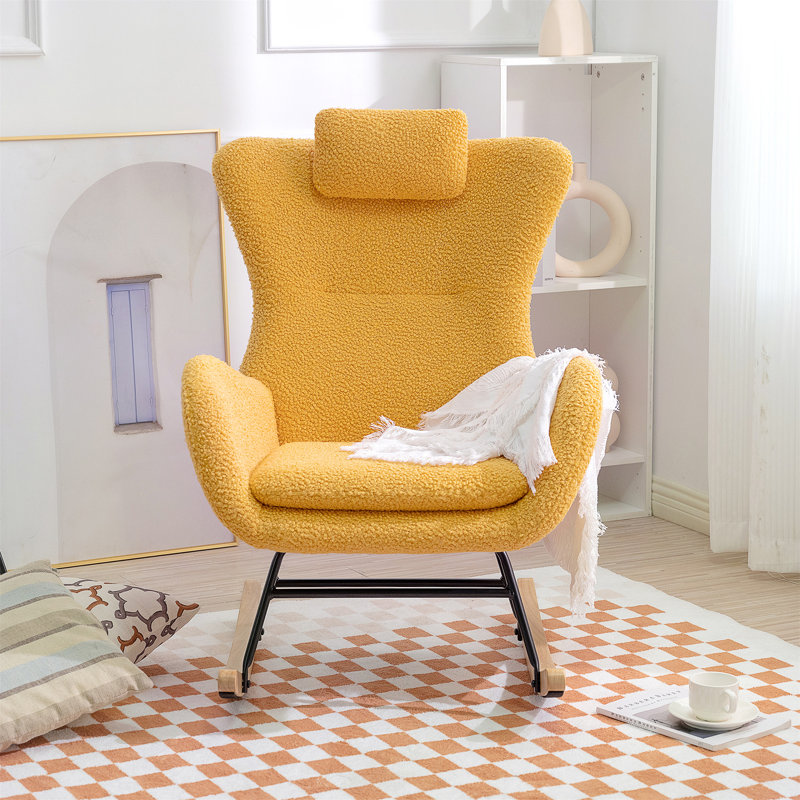 Chaise berçante Khmari, Yellow