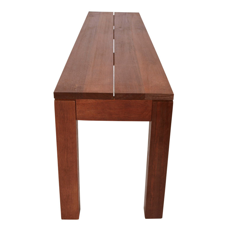 Solid Wood Eucalyptus Outdoor Bench
