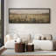 Art mural sur toile, "Mute Meadow Wildflower" - Scène de nature rustique pour vestibule ou bureau-115165329-115165330