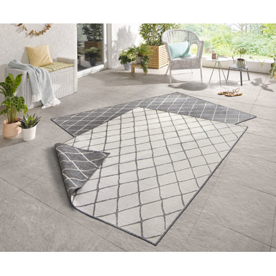 Malaga Flatweave Light Grey Rug