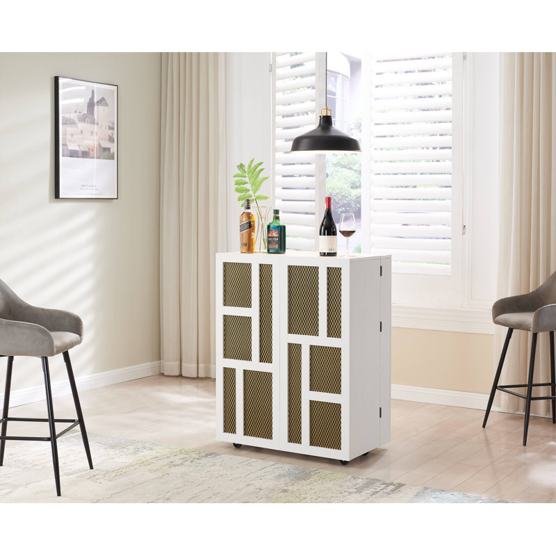 Serviteur de bar Bulman Home Source, Blanc / or