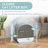 Plastic Litter Box Enclosure with Scoop-99261230