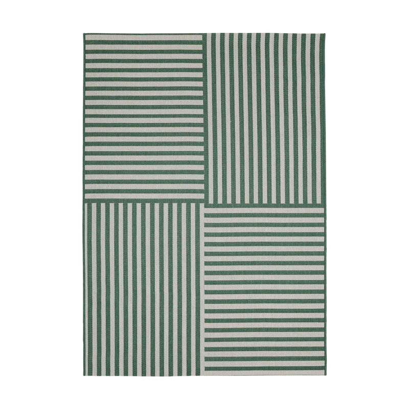 Striped Indoor / Outdoor Area Rug, Rectangle 200 x 290 cm