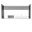 Armoire murale Toran, deux tablettes, porte double-1380257935