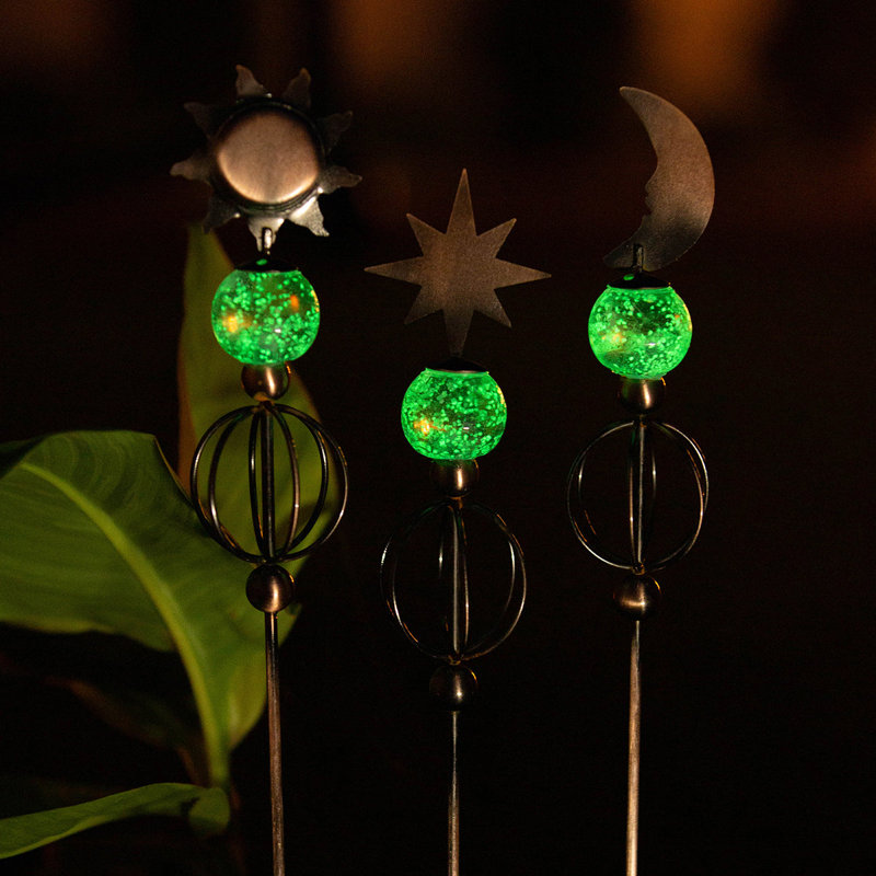 Metal Astrology & Stars Garden Stake