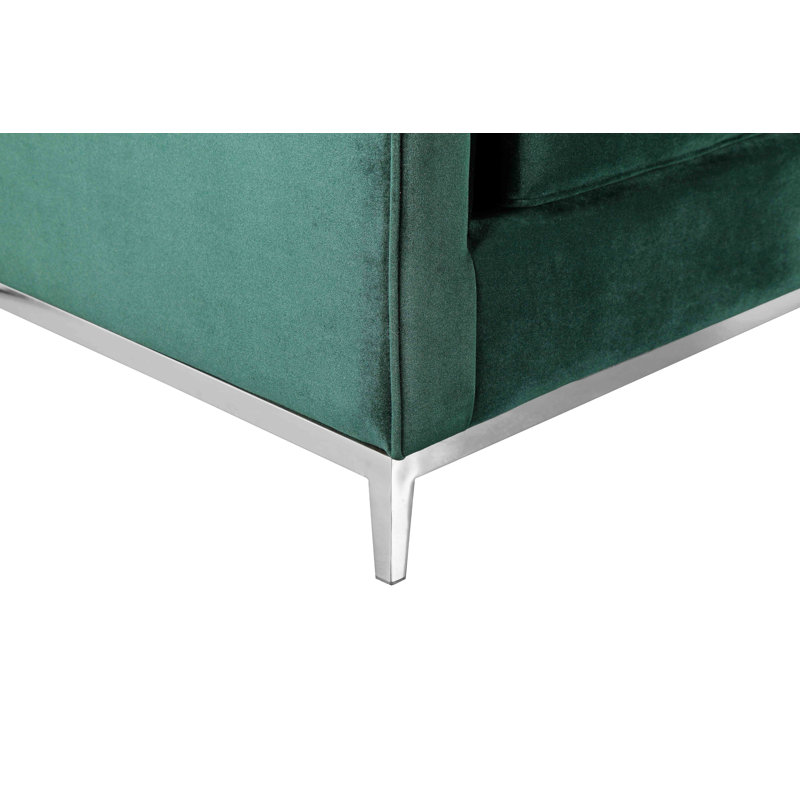 Canapé Connie, Velours vert