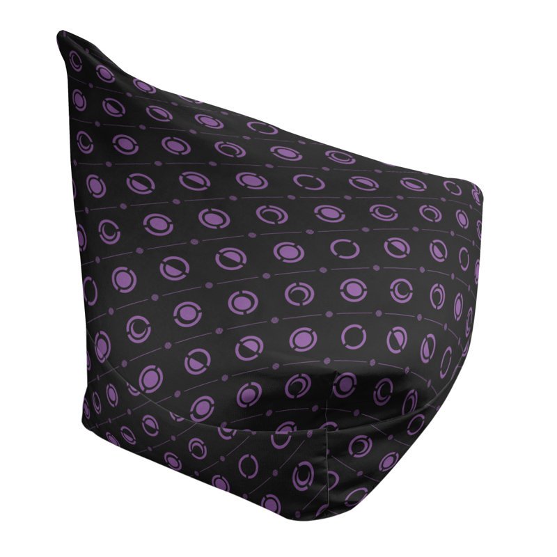 Housse de sac de pois, Violet clair, H 38 po x l 42 po x P 29 po, Pas de bourre