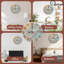 Horloge opale avec chiffres