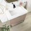 Meuble-lavabo autoportant de 30 po avec lavabo intégré rectangulaire sans robinet-313057244
