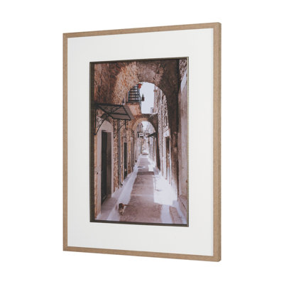 Greek Street By Kelly Frere Framedphoto Print Matted Under Glass
