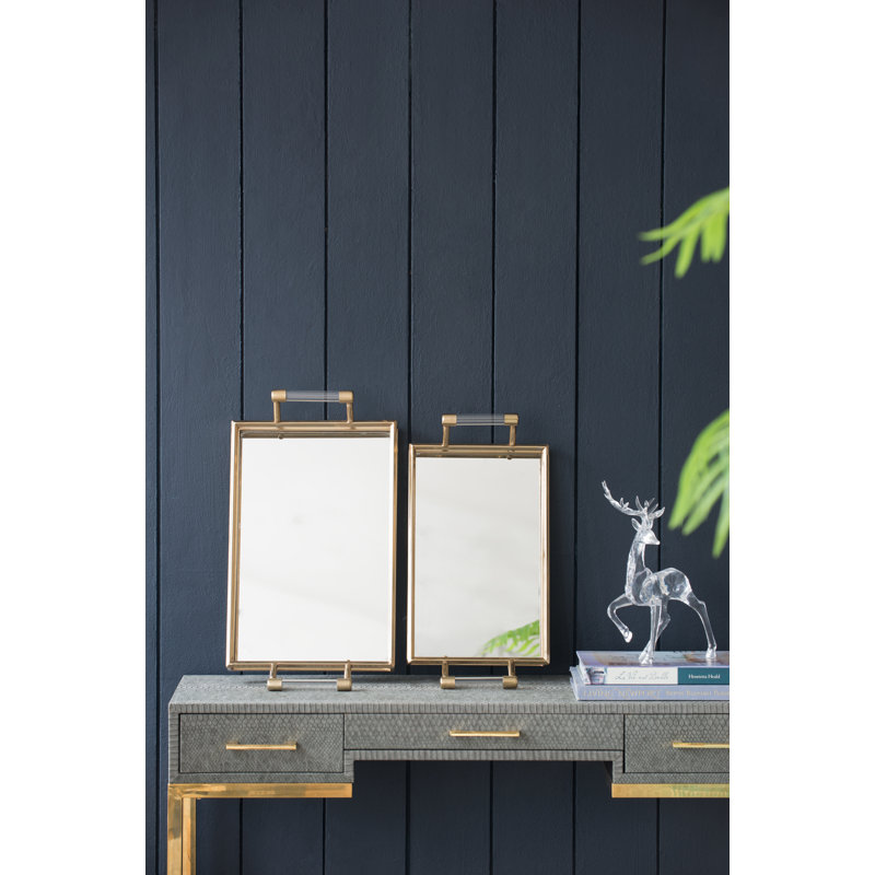 Mirror Tray - Set of 2