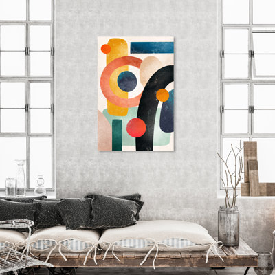 «Bright Shapes», reproduction d'impression sur toile