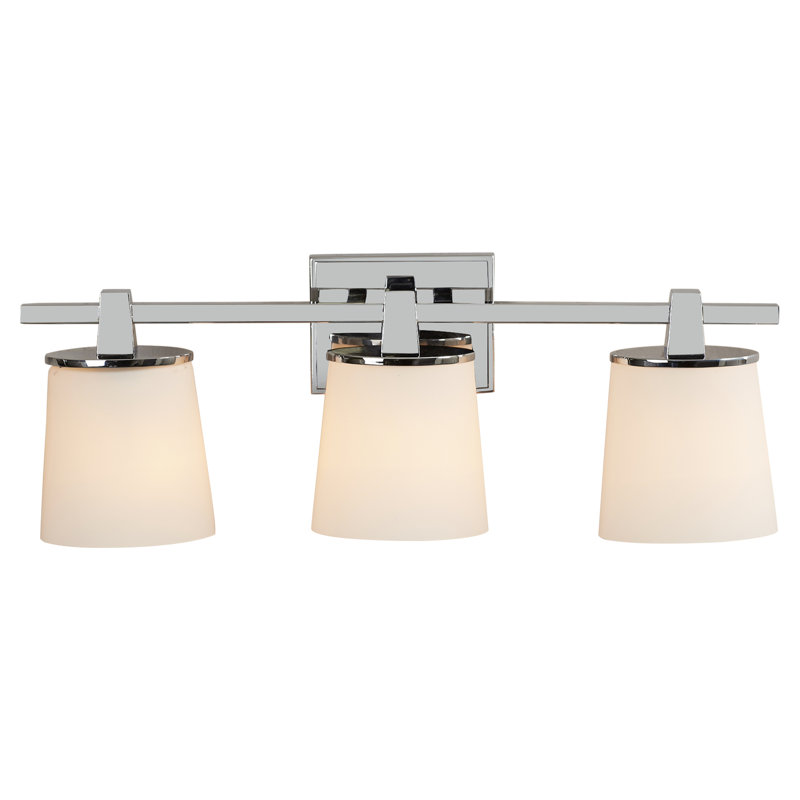 Éclairage pour salle de bain 3 lumières Dao, Chrome
