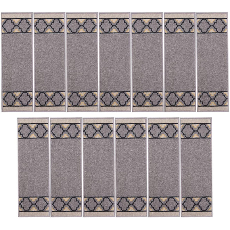 Tapis d'escalier Loop Pile, Gris