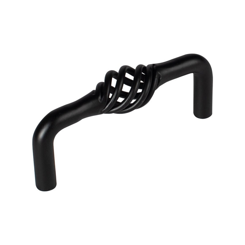 Ensemble de 25 poignées de tiroir et armoire en acier noir mat Outwater, 3"