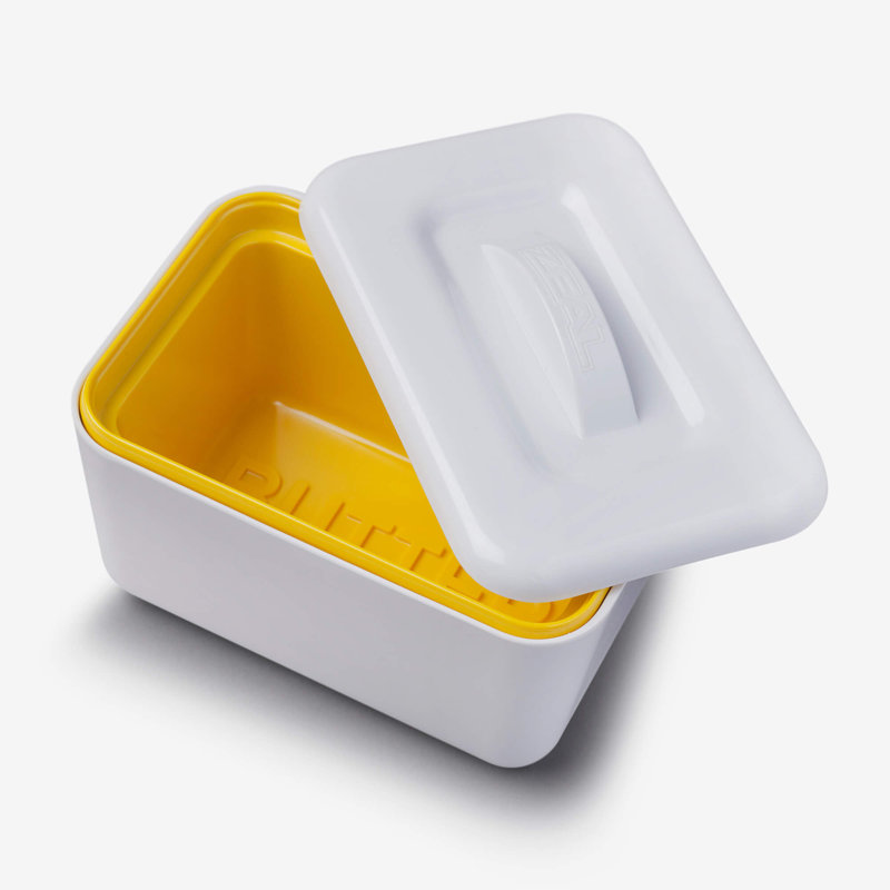 Zeal Melamine Butter Dish, White