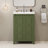 Vintage Ceramic Bathroom Vanity Solid Wood Transitional Design For Compact Spaces