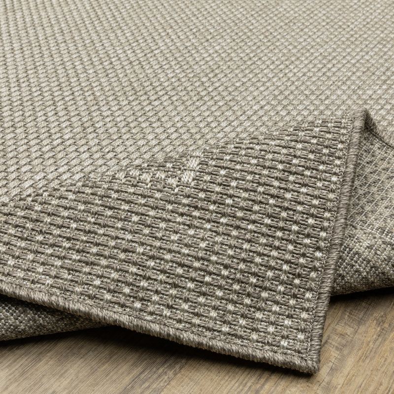 Arakawa Geometric Indoor / Outdoor Rug, Rectangle 9'10" x 12'10"