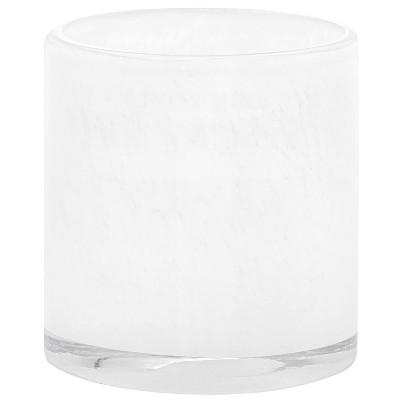 Outdoor Lantern, 16cm H x 15cm W x 15cm D, White