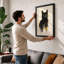 Yellow Eyes Modern - Framed Print-293957507-293957511