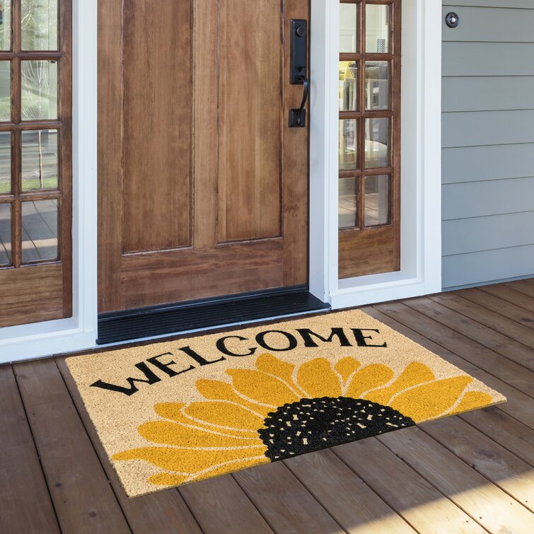 Sunflower Doormat Welcome Mats For Front Door Mat Indoor Entrance