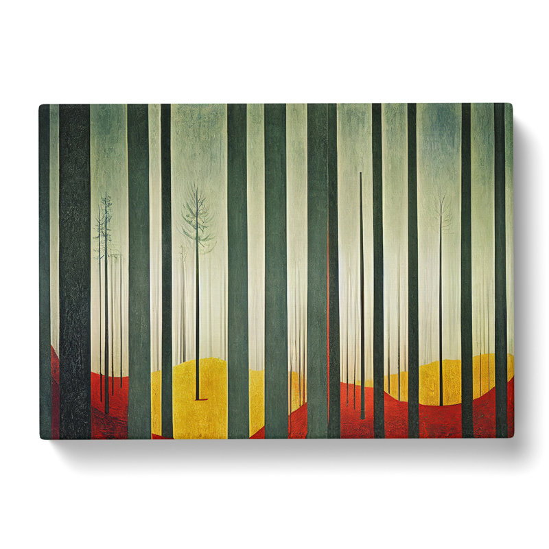 Enigmatic Abstract Forest - Wrapped Canvas, 50cm H x 76cm W x 3cm D