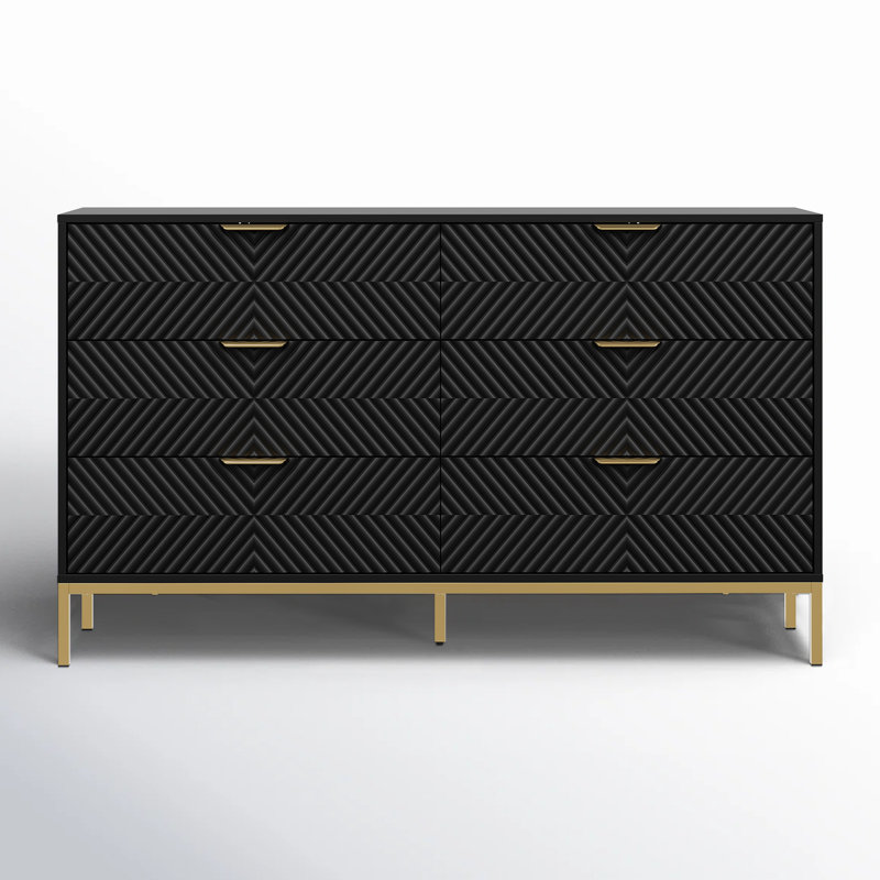 Commode 6 tiroirs Modern Glam