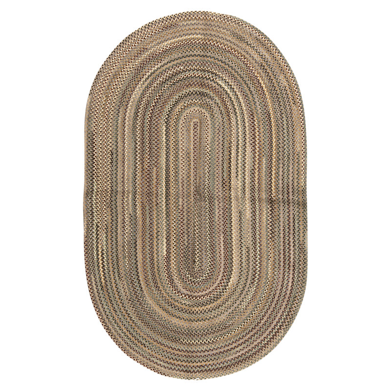Hand Knotted Wool Area Rug in Blue