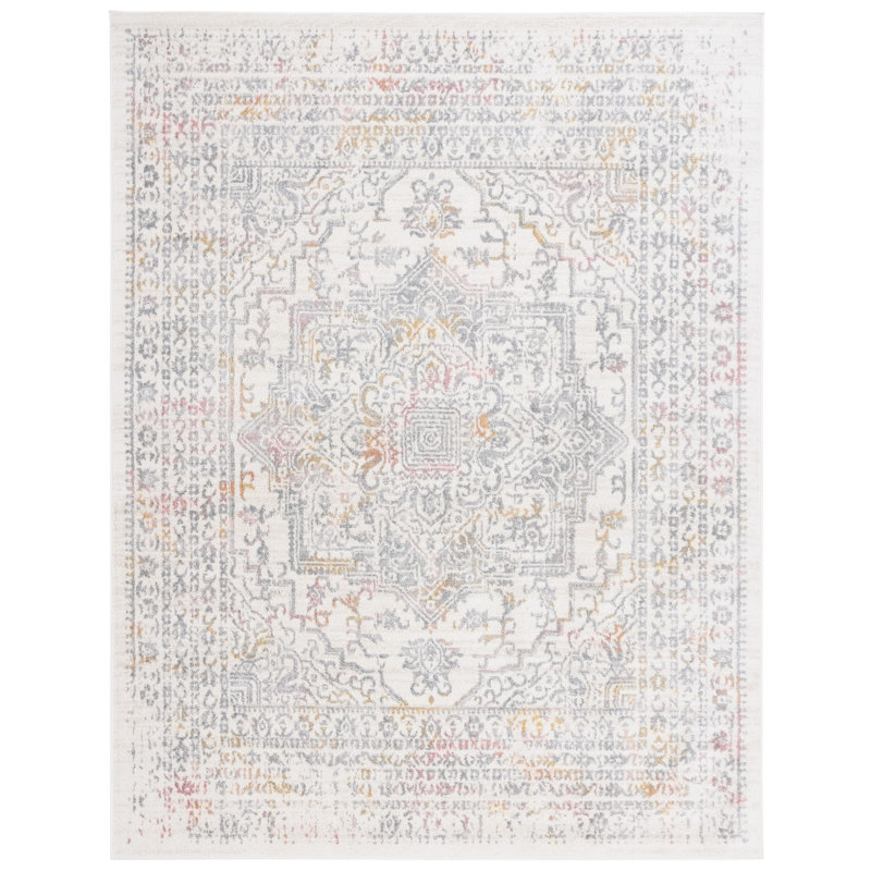 Tapis oriental gris en jute / polypropylène / latex tissé à la machine Lowrey, Rectangle 8 pi x 10 pi