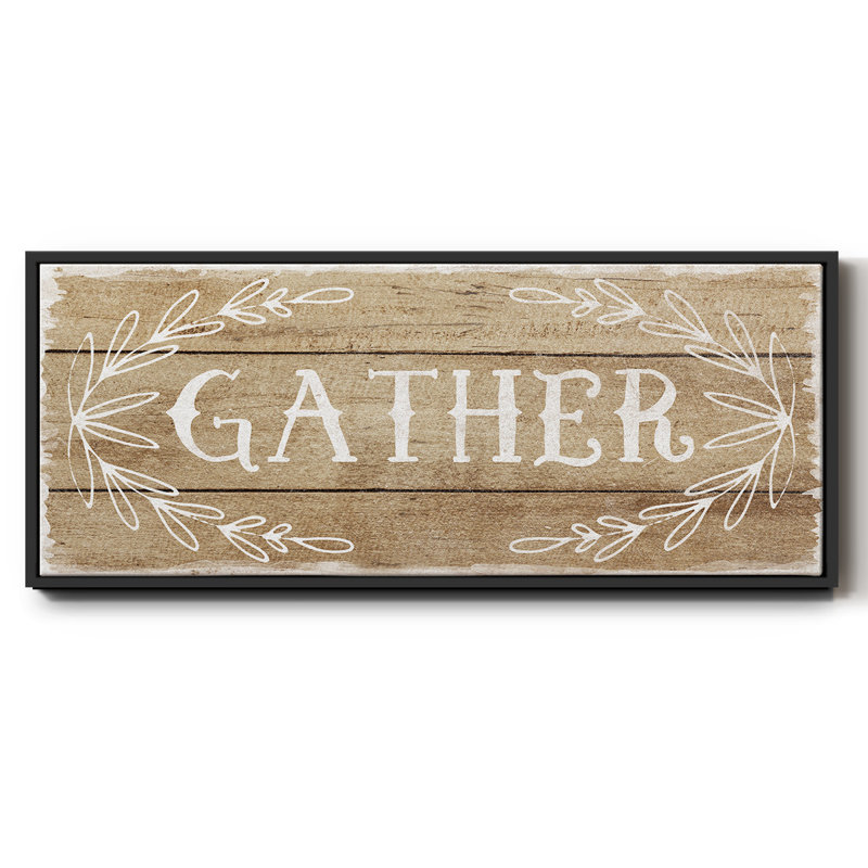 Gather - Toile encadrée, H 20 po x l 50 po