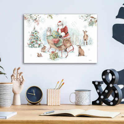 «Magical Holiday I» par Lisa Audit, art mural en verre acrylique