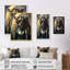 «Lion Gangster in NYC», impression sur toile-1148120243-1148120247