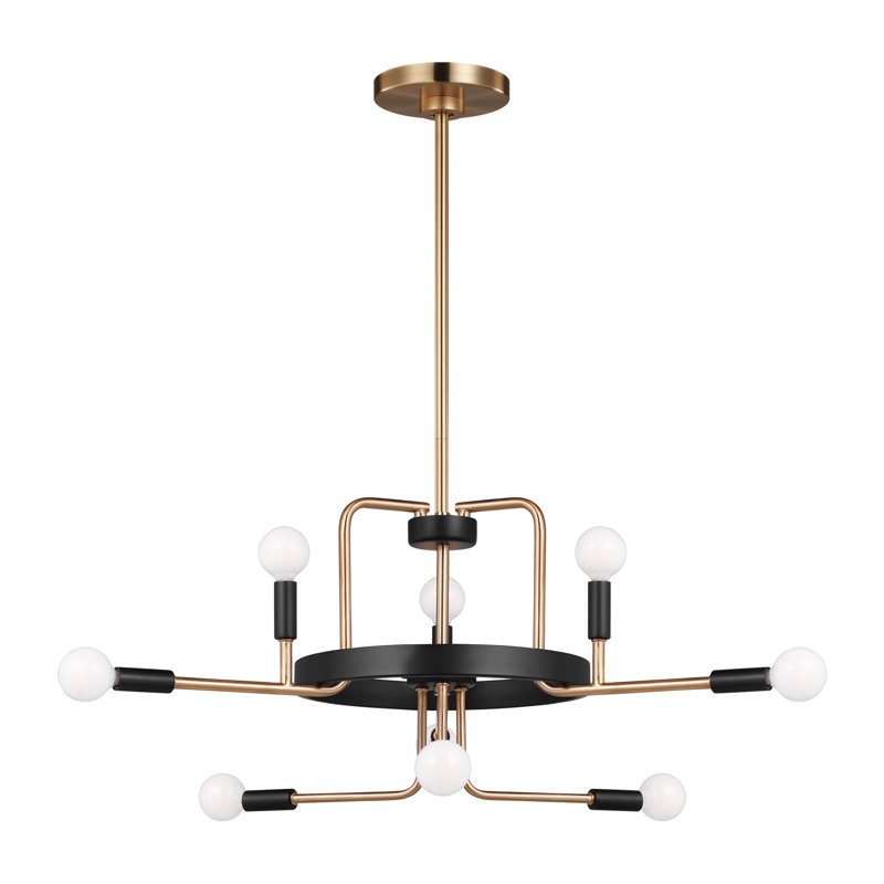 Sacci 9 - Light Sputnik Modern Linear Chandelier