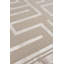 Metro-Velvet Geometric Area Rug in Beige-25306563