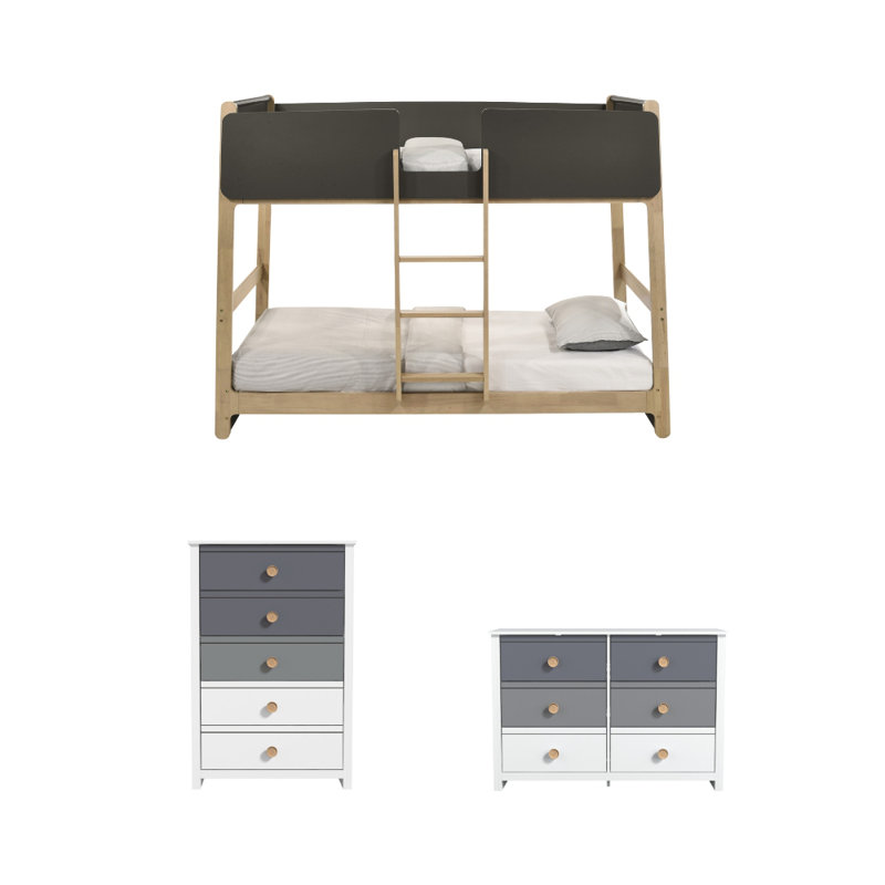 Asro Scandinavian 3 Piece Bedroom Set