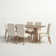 Averie 6 - Person Extendable Pine Solid Wood Solid Wood Top Trestle Dining Set