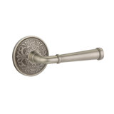 Merrimack Round Passage (Hall & Closet) Door Lever with Round Rosette