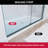 44" - 48'' W X 72'' H Double Sliding Door Semi-Frameless Shower Door With Two Black Towel Bars-110981887