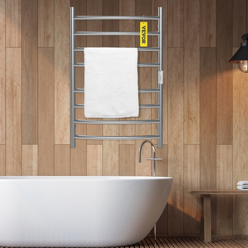 Chauffe-serviettes électrique avec minuterie intégrée, H 31,5 po x l 24 po x P 6 po