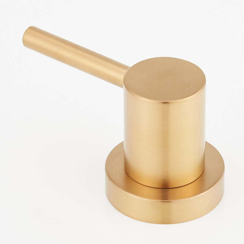 Lexia Deck Mounted Roman Tub Filler Faucet, Brushed Gold