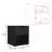 Aberdeeen 19.7-Inch High Nightstand End Table With Open Shelf-1375195072