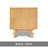 Solid Wood 2-Drawer Nightstand with Carved Front – Mid-Century Modern Bedside Table-337488036