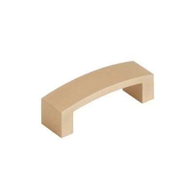 Emtek Bauhaus Cabinet Pull 3" Center-to-Center, Satin Brass