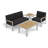 Travira Square Tekwood Outdoor Side Table-679304340