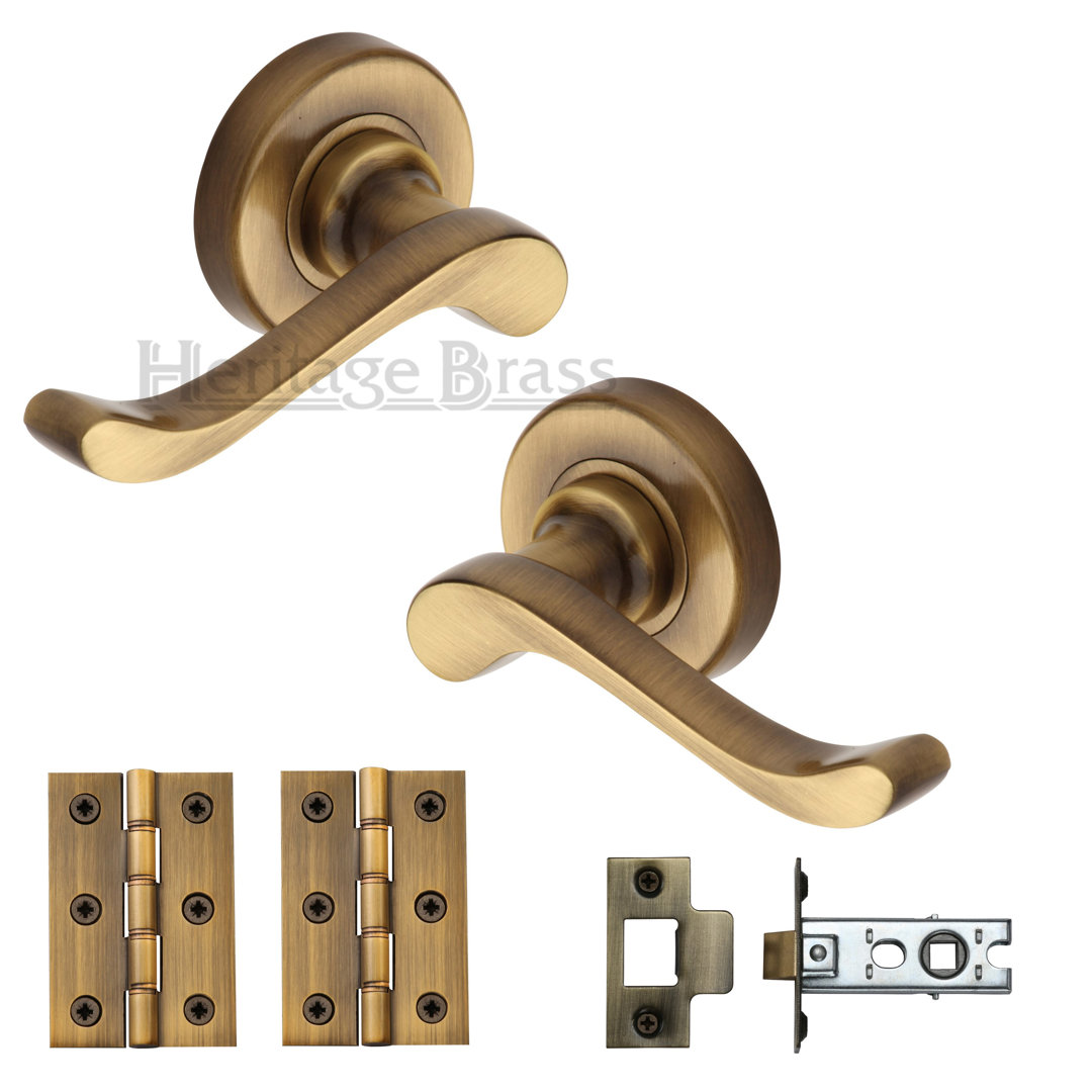 Heritage Brass Bedford Door Handle Kit